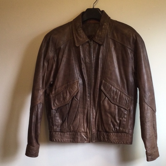 Expressions International Other - Vintage Leather Jacket, Size L 42-44